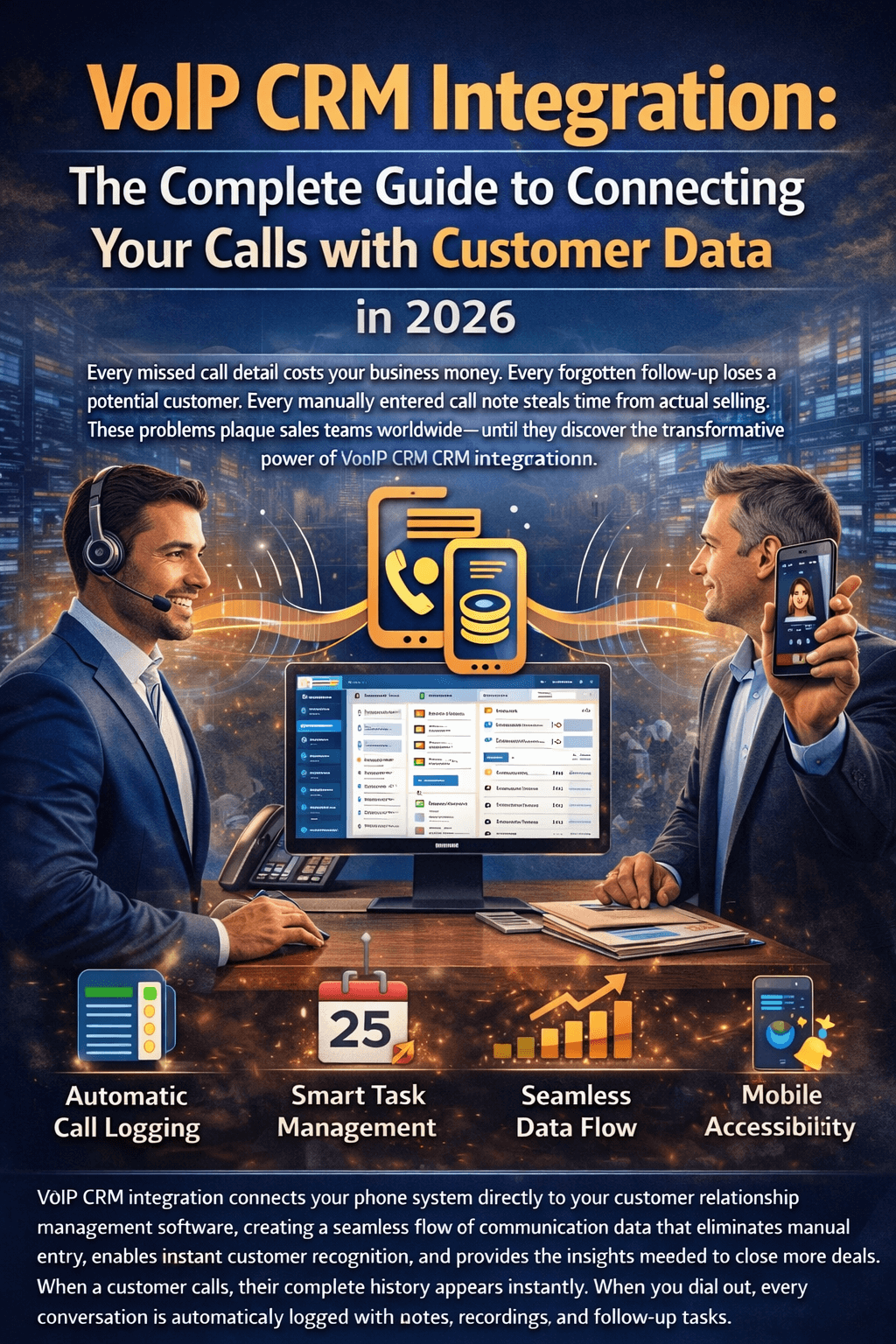 VoIP CRM Integration | Complete Setup Guide 2026 - Intell Call