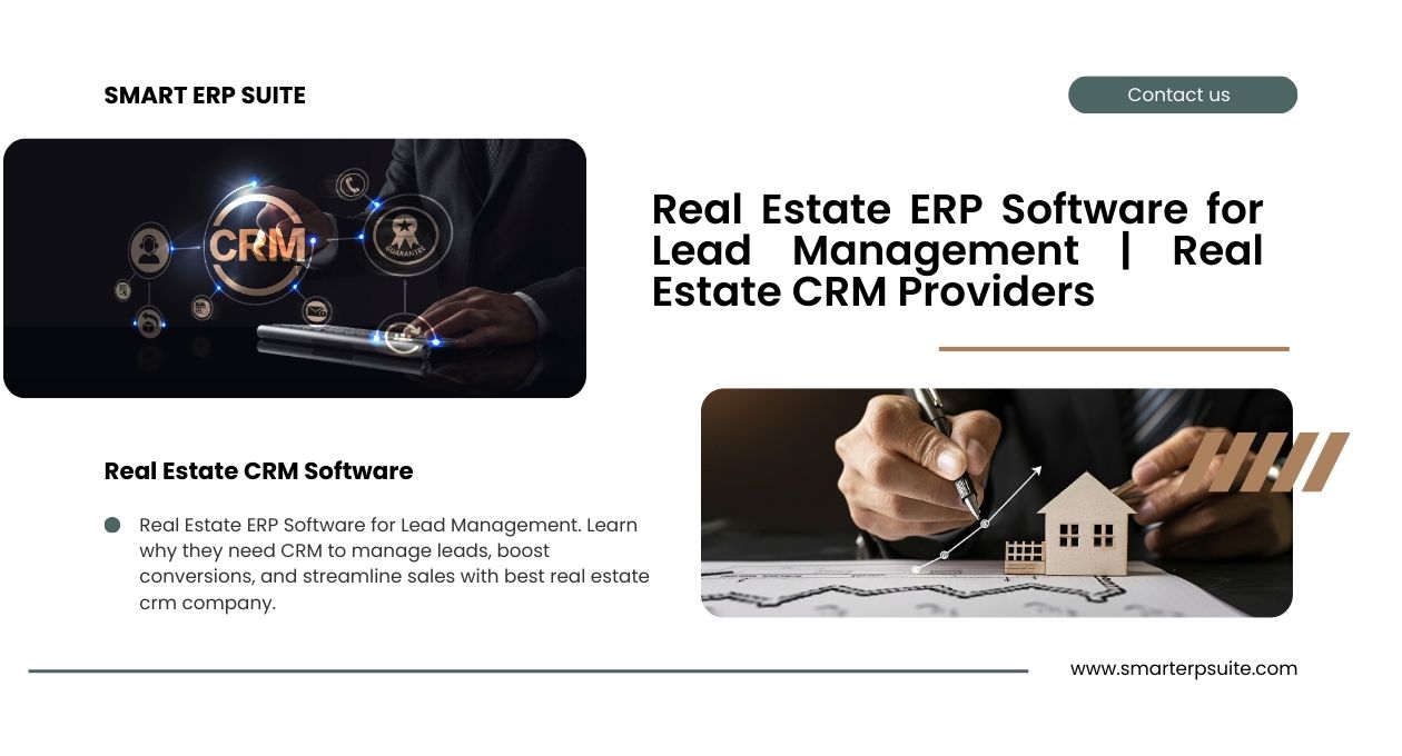 Real Estate ERP Software for Lead Management | Real Estate CRM Providers