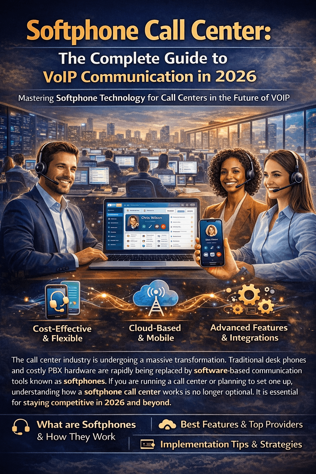 Softphone Call Center: Complete Guide 2026 | Intell Call